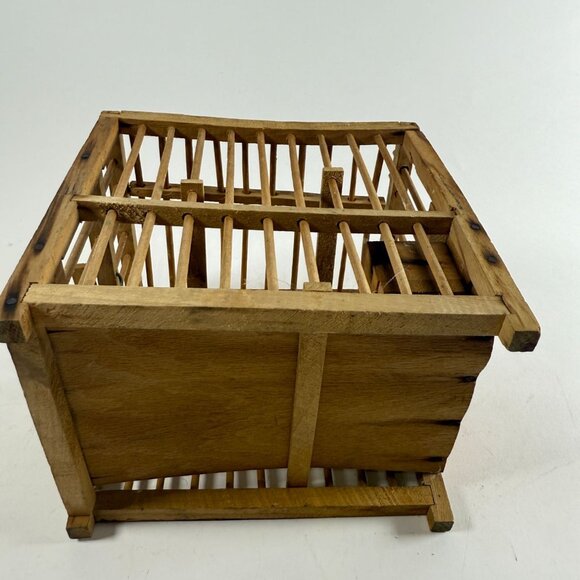 Hartz Mountain Bird Foods Wood Crate Cage 1930s Vintage Advertising Promo - Picture 13 of 16